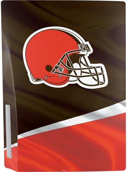 Skinit Decal Gaming Skin Compatible with PS5 Bundle - Officially Licensed NFL Cleveland Browns Design