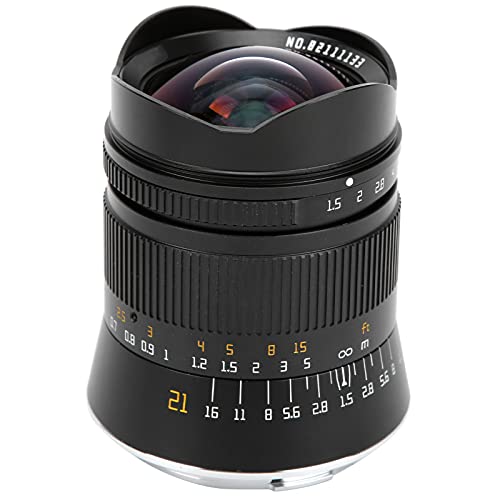21mm F1.5 Vollformat-Weitwinkelobjektiv für Canon EOS R5/R6/R/RP und Andere R-Mount-Kameras