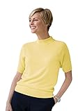 The Tog Shop Women's Spindrift Short-Sleeve Mockneck Sweater