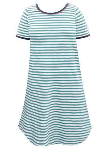 Image of A.T.U.N. (ALL THINGS UBER NICE) Womens Printed Cotton Round Neck Knee Length Regular Dress