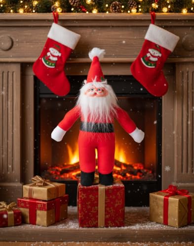Image of Santa Claus Soft Toy | Plush Santa Claus Soft Toy | Stuffed Santa Clause | Perfect for Holiday Decor and Christmas Gifting | G | PoPo Toys 