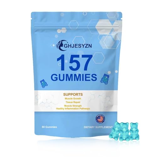 GHJESYZN Newly 157 Gummies for Men and Women Blueberry Flavor Gluten Free (1 Packet)