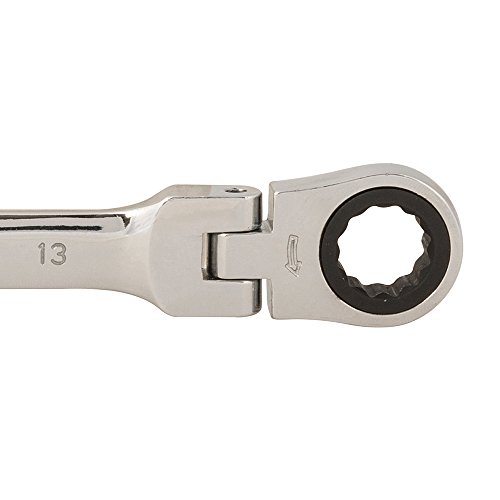 Silverline Tools 196573 - Llave combinada con carraca articulada 13 mm