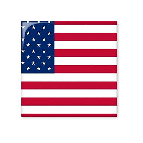Carreaux céramique USA pour rénover une crédence de cuisine au motif drapeau national