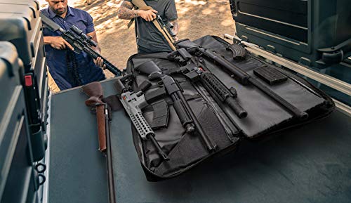 Guawin Rifle Case Classical Tactical Double Long Soft 36" 42" 46" Gun Case For Rifles And Pistols Storage And Transport- Lockable Compartment，Adjustable Shoulder Strap For Hunting Shooting Range #TOP6
