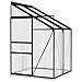 Produktbild vidaXL Gewächshaus Anthrazit Aluminium 2,7 m³