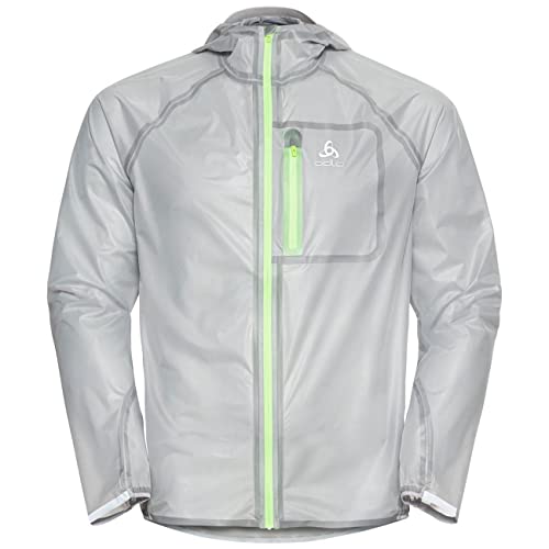 Odlo Herren Zeroweight Laufjacke - Leichte Laufbekleidung In Silber