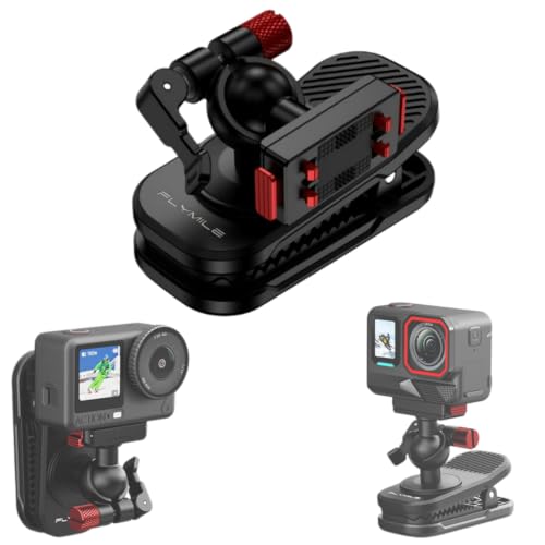 Honbobo DJI Osmo Action 5 Pro/6/4/3�AInsta360 Ace/Ace Pro/2/X5 �p �N�C�b�N�����[�X�}�O�l�b�g�}�E���g�o�b�O�X�g���b�v ����~�� (Ace/Ace Pro/2/X5)