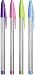 BIC Cristal Fun Bolígrafos Punta Ancha (1,6 mm) – Colores Surtidos, Blíster...