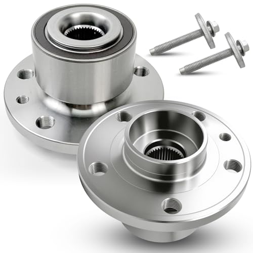2Pcs 513328 Front Wheel Bearing Hub Assembly Compatible with Volvo S80 2007-2016, for Volvo V60 2015-2018 S60 2011-2018, for Volvo Xc70 2008-2016 Xc60 2010-2017, V70 2008 2009 2010, 5 Lugs
