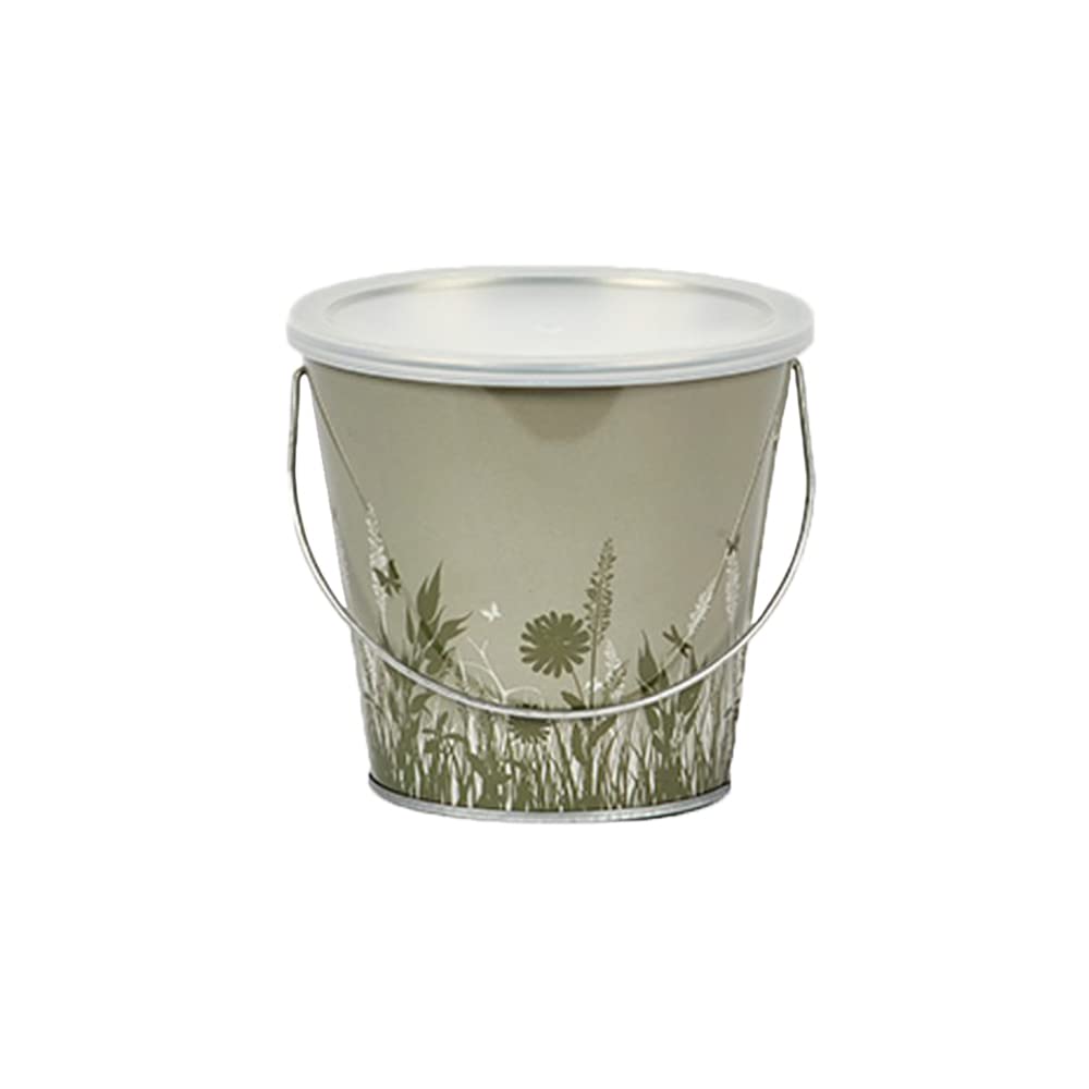 Zero In Citronella Candle Bucket – Close to Home, Decorative, Steel, Repels Mosquitoes, Natural, For Gardens and Patio Areas