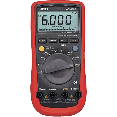 A&D 6000カウント デジタルマルチメーター AD-5519