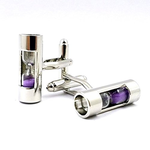 Mancuernillas Real Hourglass para Hombre en 3 Colores con Caja miniatura 3