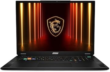 Stealth 18 HX AI 18” 240Hz QHD+ Gaming Laptop: Intel Ultra 9-275HX, NVIDIA Geforce RTX 5070Ti, 64GB DDR5, 2TB NVMe SSD, Wi-Fi 7, Win 11 Pro: Black A2XWHG-029US