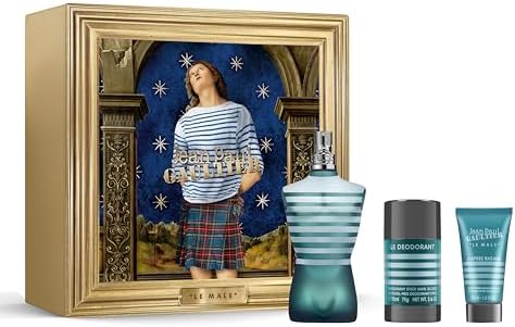 Jean Paul Gaultier Le Male Gift Box for Men (Eau de Toilette Spra...
