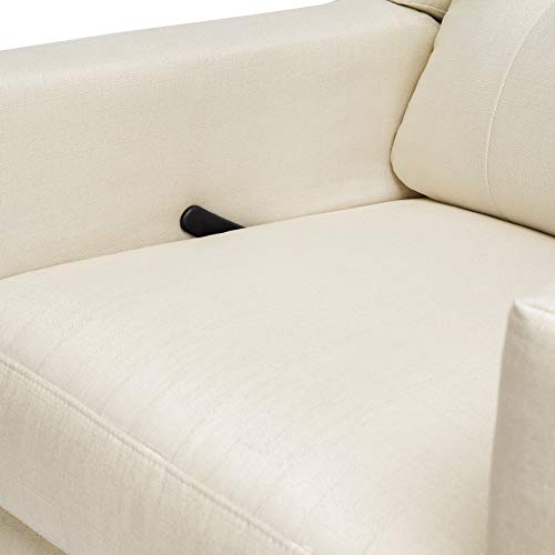Davinci Maddox Recliner And Swivel Glider In Natural Oat, Greenguard Gold & Certipur-Us Certified #TOP6