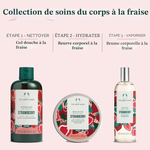 Body shop Gel douche fraise 250 ml