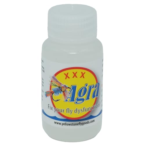 Fly Agra Floatant, 2 oz, 1 Count, Dry Fly Floatant, Fishing Accessory