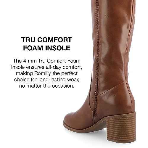 Journee Women's Comfort Foam Romilly Extra Wide Calf Boots4