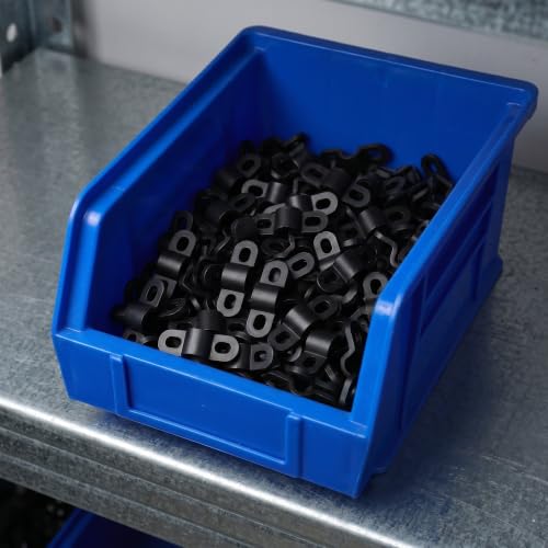 Kisangel 100 piezas clips sujetadores para cables industrial para escritorio TV USB en casa, auto y oficina miniatura 7