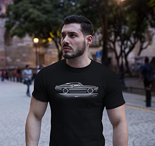 Wicked Metal 1968 GTO Silhouette, GTO Shirt, Muscle Car Shirt, Pontiac GTO Shirt2