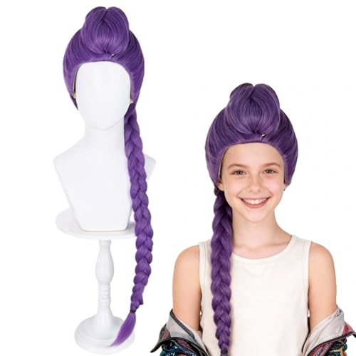 DASIAUTOEM Anime Cosplay Perücke Karneval Kostümperücken für Damen und Herren Mädchen Junge Singer Kostüm Cosplay Wig für Erwachsene Damen Frauen Verkleidung Party (R-umi)