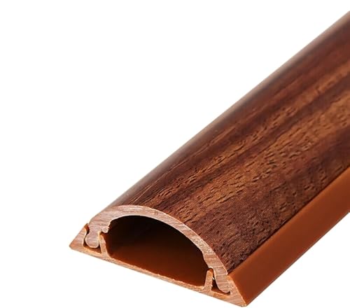 Cord Hider, Wood Grain Finish Floor Cable Cover, PVC Cable