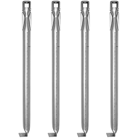 TAILGRILLER Burner Tube Set for Blackstone 36 Inch Griddle, Set of 4 Stainless Steel Straight Burner Tubes with 4 Screws Cover