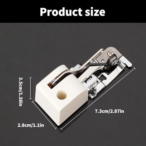 Pie prensatelas cortador lateral para máquina de coser miniatura 3
