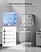 VEVOR Commercial Ice Maker Machine - Head, 360 Lbs/Day Stainless Steel Ice Machine with Self-Cleaning, Scheduled Ice-Making, Adjustable Thickness, Ideal for Restaurant Bar Cafe Hotel - Head Only