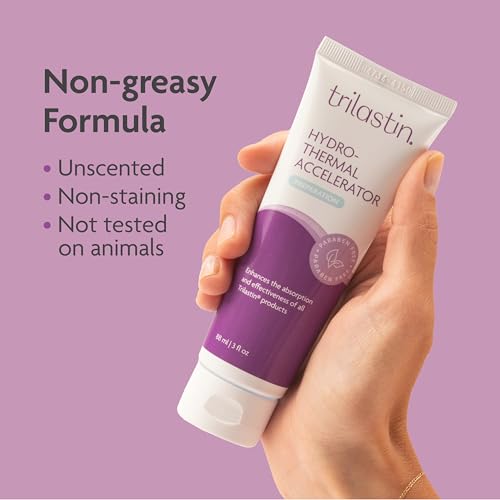 TriLASTIN Stretch Mark Cream for Pregnancy - 5.5 oz Jar & 3 Oz Hydro-Thermal Accelerator Serum Bundle - Hyaluronic Acid Moisturizing Cream for Stretch Mark Prevention - Maternity Skin Care Essential