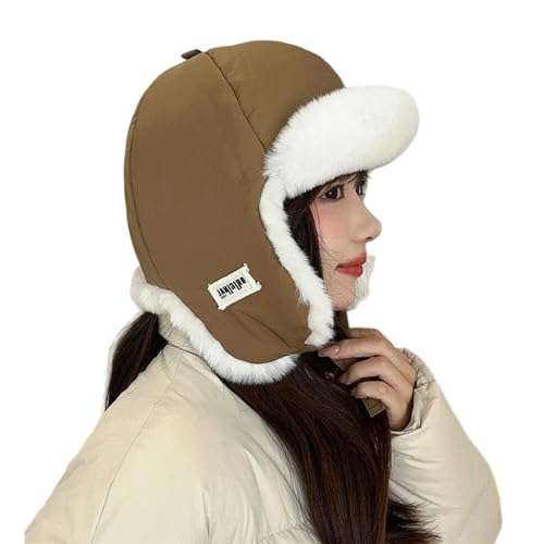 Bonnet femme hiver et homme en coton épais pour le ski et le cyclisme