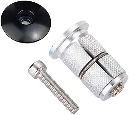 Free-fly Tapa superior de auriculares de vástago de bicicleta, aleación de aluminio Auriculares de bicicleta Tapa superior Bung Plug