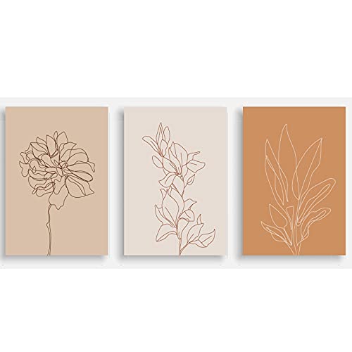 Affiche Botanique Fleurs pour Salon Cosy et Décoration Murale Moderne Esthétique