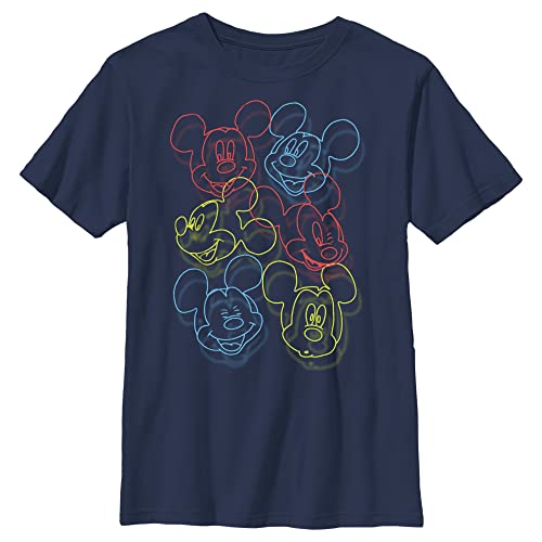 Fifth Sun Boy's Mickey & Friends Neon Mickey T-Shirt