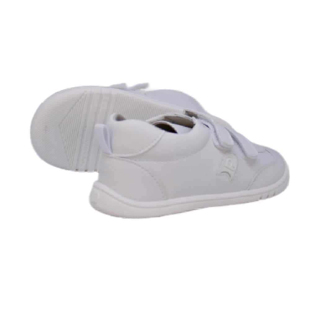 PIRUFIN - Zapatilla Deportiva respetuosa Pirufin – Blanco con Logotipo - 6200-1 para: Niños