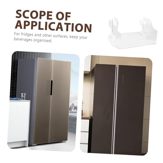 Ciieeo Suction Cup Rack for Cooler Acrylic Beverage Storage Shelf Easy Install Organize Your Drinks