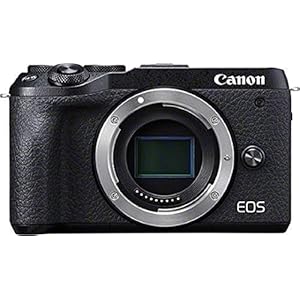 Canon Camera ES EOS M6 Mark II, 32,5 MP Mirrorless camera (ISO gevoeligheid tot 25600, 14 fps, 4K en Full HD tot 120 fps…