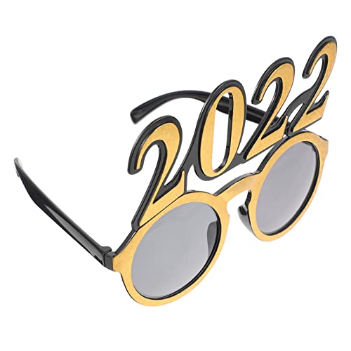 5 Peças 2022 Óculos Lembrancinha De Festa Óculos Para Festa De Ano Número Óculos De Suporte De Cabin