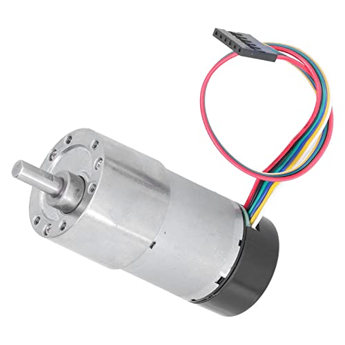 EMUKOEP JGB37‑3530 DC12V Codificador Motorreductor de Metal Reducción de Velocidad Codificador de Alta Torsión Motorreductor (38RPM)