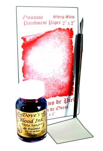 1 PC Doves Blood Ink + DIP Pen + 2