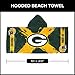 Northwest Green Bay Packers NFL Cross Out Youth Hooded Micro Fiber Towel 22 x 51 Inches
