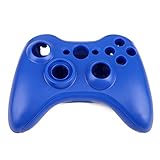 HDE Replacement Shell for Xbox 360 Wireless Controllers Includes Shell Buttons Thumbsticks Torx Screwdriver Replacement Case Cover and Tool Kit - Blue