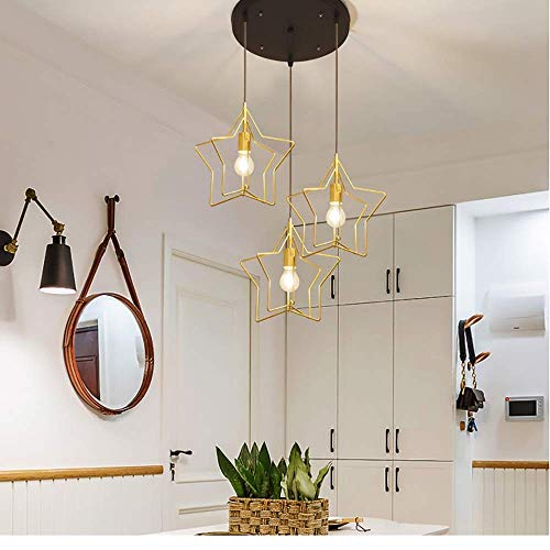 Luces decorativas de estrella dorada para iluminar rincones oscuros del hogar 4