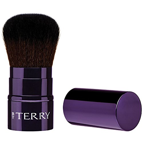 By Terry Tool-Expert Kabuki Makeup Brush, On The Go Touch-Up Face Brush For Powders