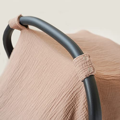 Muslin Baby Car Seat Covers Carseat Canopy For Babies, Lightweight Breathable Infant Carseat Cover Boy, Shower Gifts For Unisex Boys And Girls(Peach) #TOP4