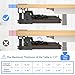 suptek Keyboard Tray Under Desk Pull Out with C Clamp Mount, Computer Keyboard & Mouse Tray, 25.6 (30 Including Clamps) x 11.8 inch Slide-Out Platform Computer Drawer for Typing, DSF1C