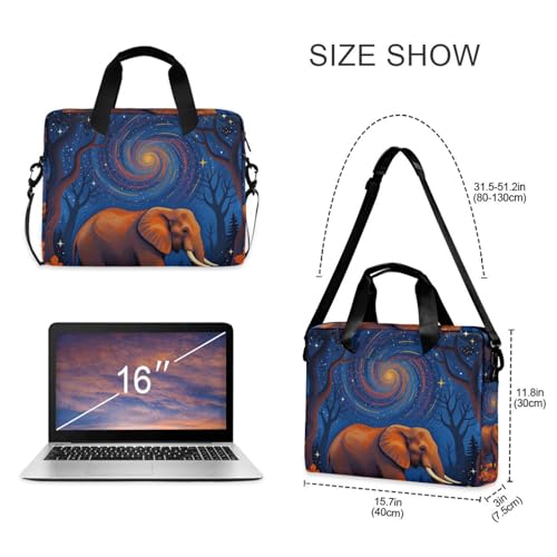 Bolso para laptop portátil 15.6 pulg con asa y correa miniatura 5