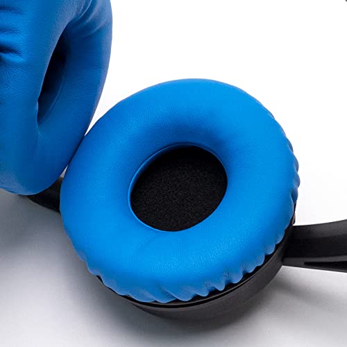 Image of Rainbow Color Ear Pads Headband Cushion Kits Compatible with Sennheiser HD25 HD250BT HD25-ll HD25S Il HMD25 Headphone Foam Covers (Blue Sets)