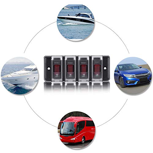 Interruptor basculante, seguro para conservantes de usar, painel de interruptor fácil de usar, para